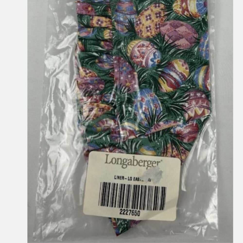 Longaberger Easter Egg Large Round Liner NEW 2227650 Cotton Fabric